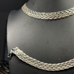Vintage Silver Necklace and Bracelet